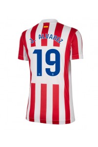 Atletico Madrid Julian Alvarez #19 Jalkapallovaatteet Naisten Kotipaita 2025-26 Lyhythihainen